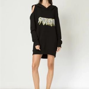 Faith Connexion X Marvel Spiderman Hoodie Dress Women’s Small